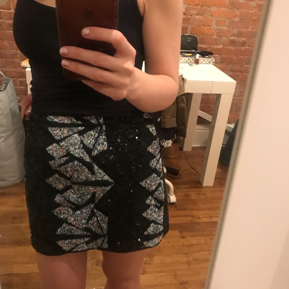 ASTR sequin skirt